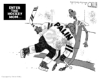 hockey editorial cartoon