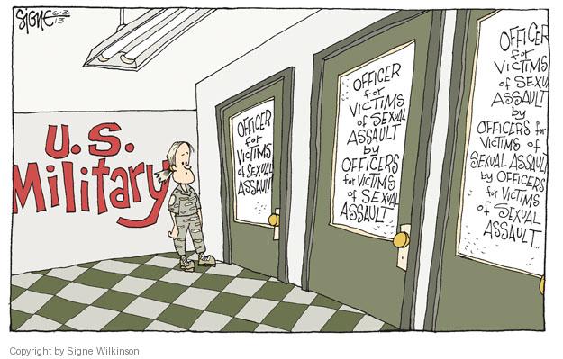 The Military Sexual Assault Editorial Cartoons The Editorial Cartoons 