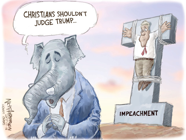 Christians shouldnt judge Trump � Impeachment.