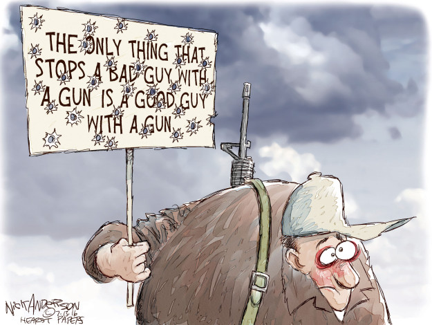 The only thing that stops a bad guy with a gun is a good guy with a gun.