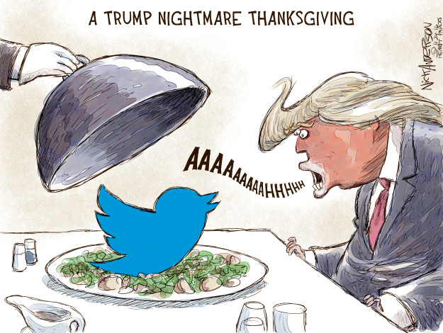 A Trump Nightmare Thanksgiving. Aaaaaaaaahhhhh.
