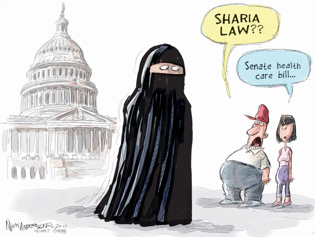 Sharia Law?? Senate health care bill … 
