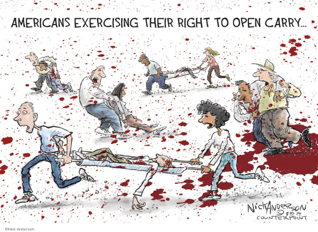 Americans exercising their right to open carry � 
