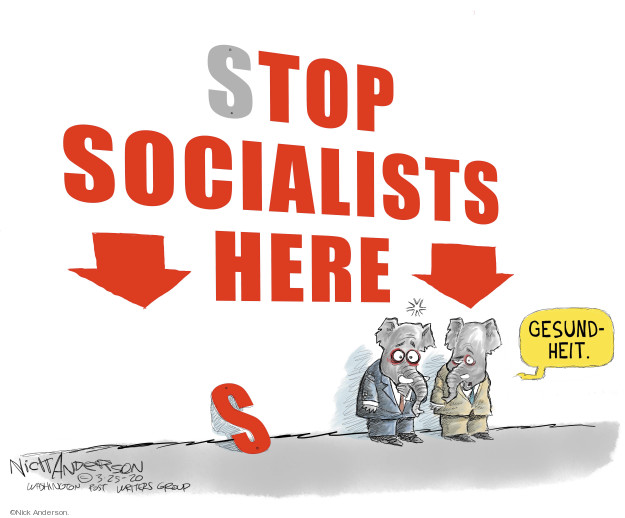 Stop Socialists Here. S. Gesundheit.

