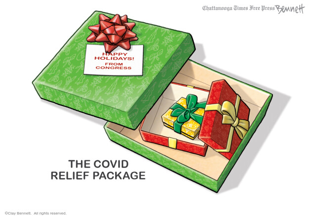The Covid Relief Package. Happy holidays! From Congress.
