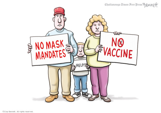 No mask mandates. No vaccine. Help!
