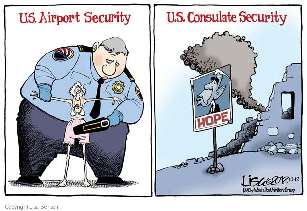 U.S. Airport Security. U.S. Consulate Security. Hope.