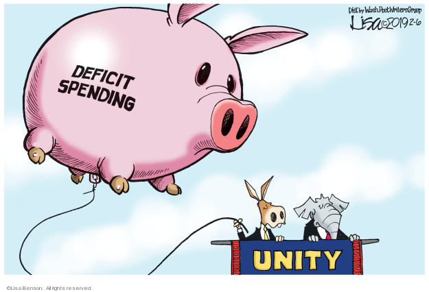 Deficit spending. Unity. 
