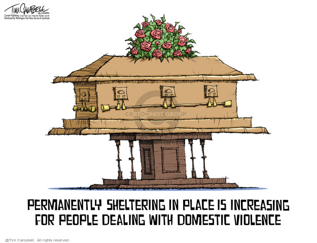 Permanently sheltering in place is increasing for people dealing with domestic violence.
