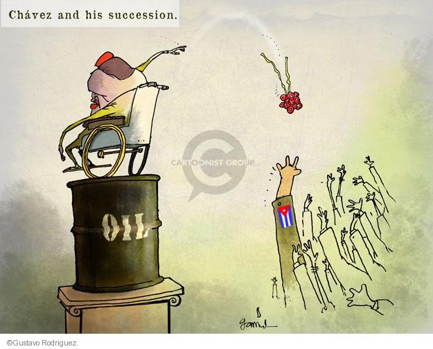 Chavez and his succession. Oil.