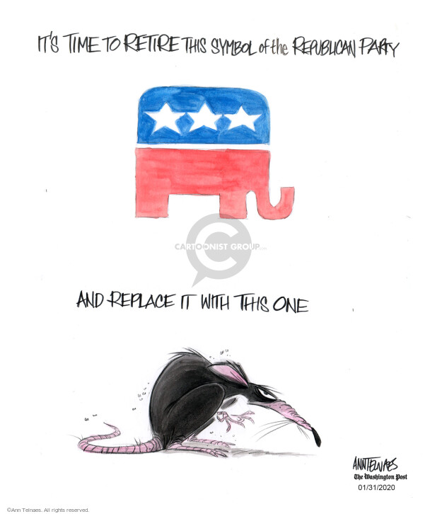 Its time to retire this symbol of the Republican party and replace it with this one.
